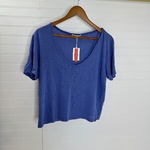 NEW Vuori Hemp Cotton Tee Twilight Black Small